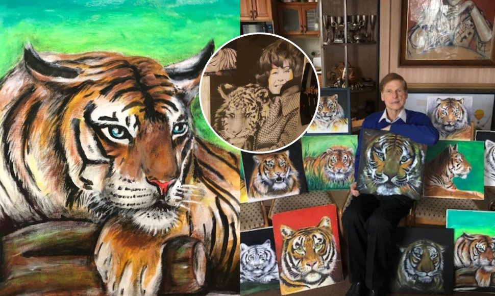Česlovo Norvaišos tigro paveikslas