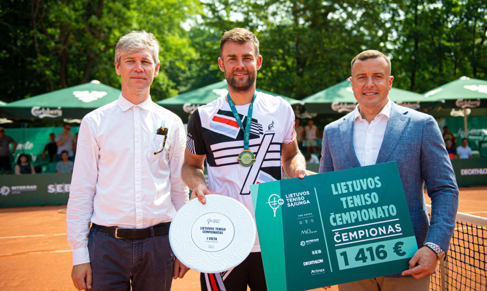 Laurynas Grigelis – Lietuvos teniso pirmenybių čempionas