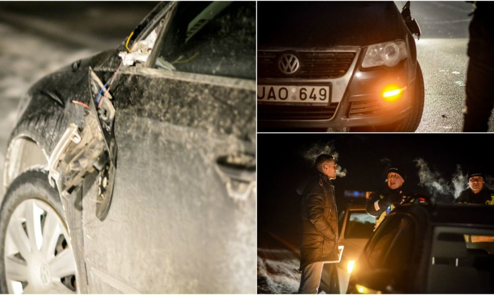 Naktinio Vilniaus policijos reido metu nubaustas tik vienas pažeidėjas