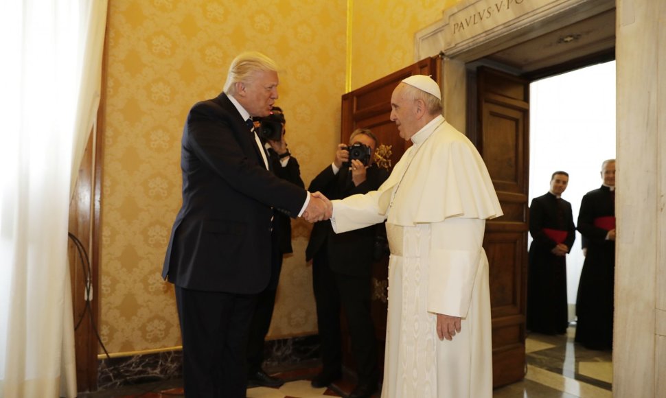 Donaldo Trumpo susitikimas su Popiežiumi Vatikane