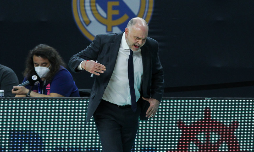 Pablo Laso treniruojamas Madrido „Real“ įveikė Kauno „Žalgirį“.