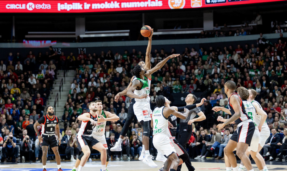 LKL rungtynės: Vilniaus „Rytas“ – Kauno „Žalgiris“