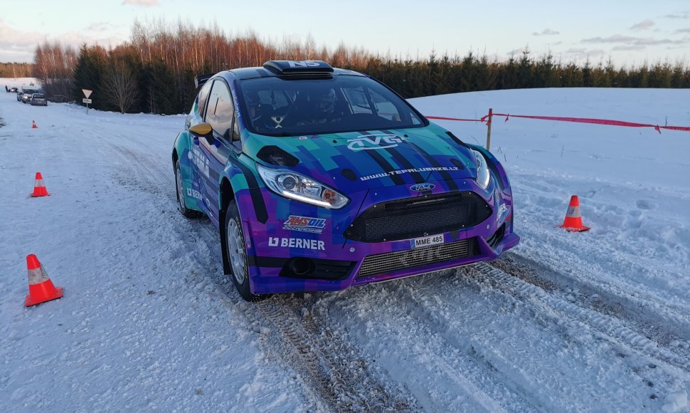 „7bet Winter Rally Aukštaitija“ testinis greičio ruožas