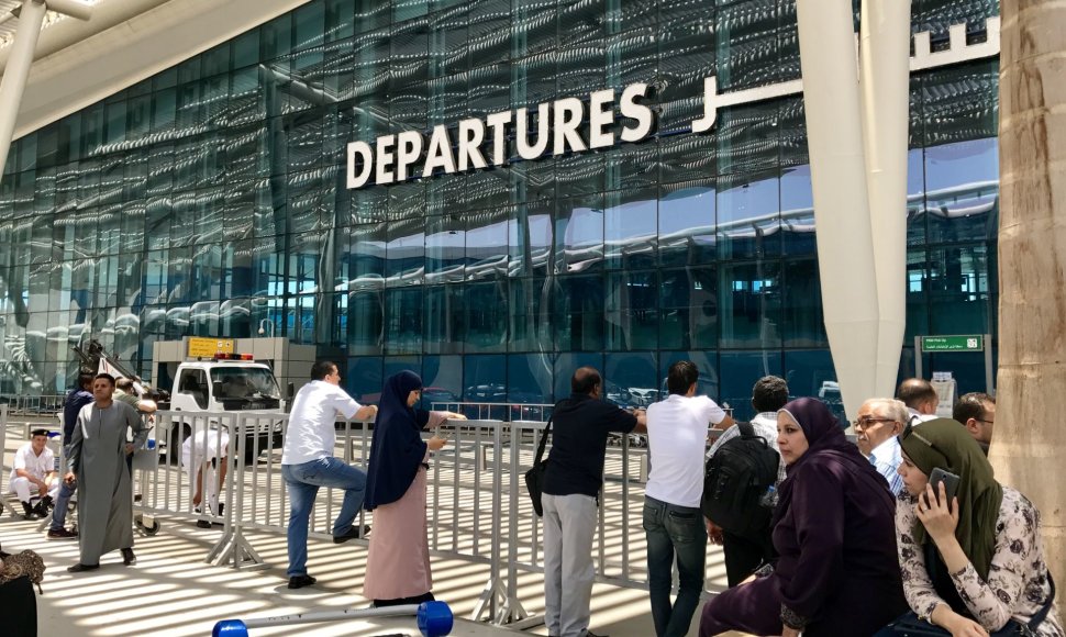 Keleiviai Kairo oro uoste