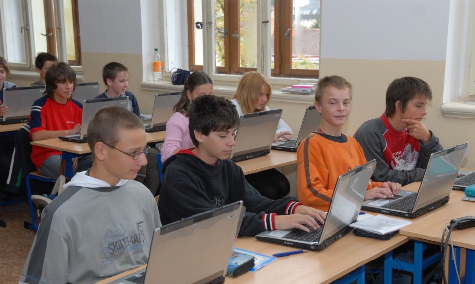Vaikai vienoje Čekijos mokyklų