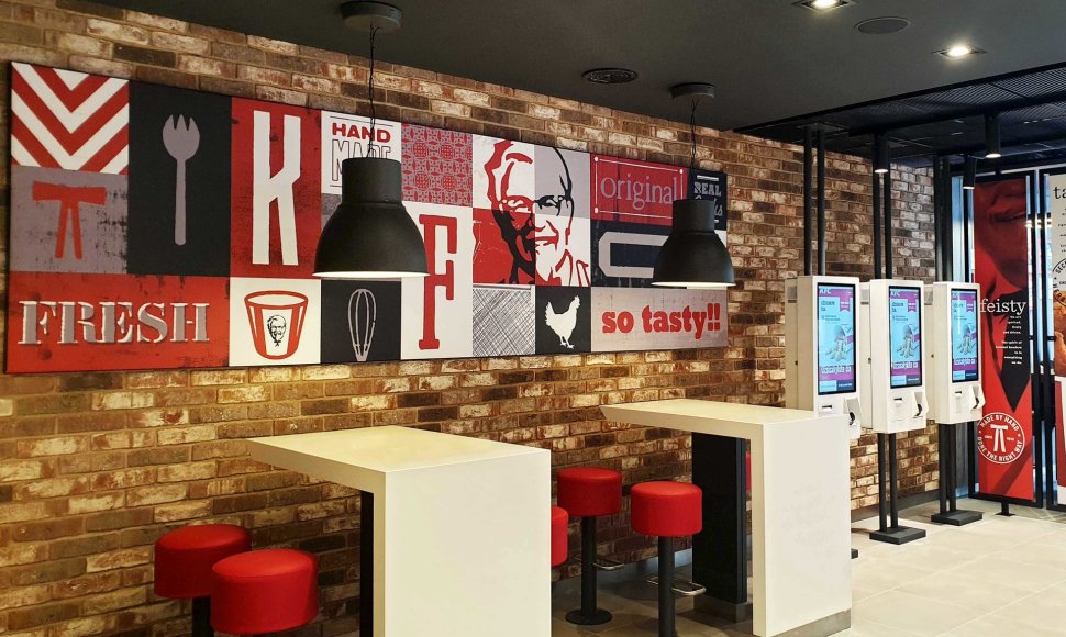 Renewed KFC in Vilnius