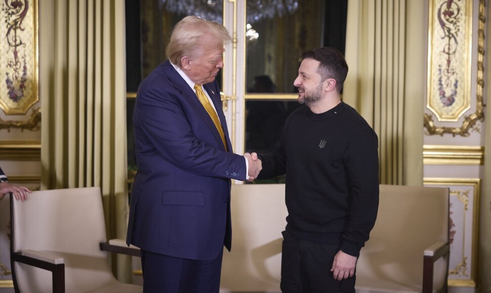 D. Trumpas ir V. Zelenskis / Ukraine Presidency/Ukrainian Pre / ZUMAPRESS.com