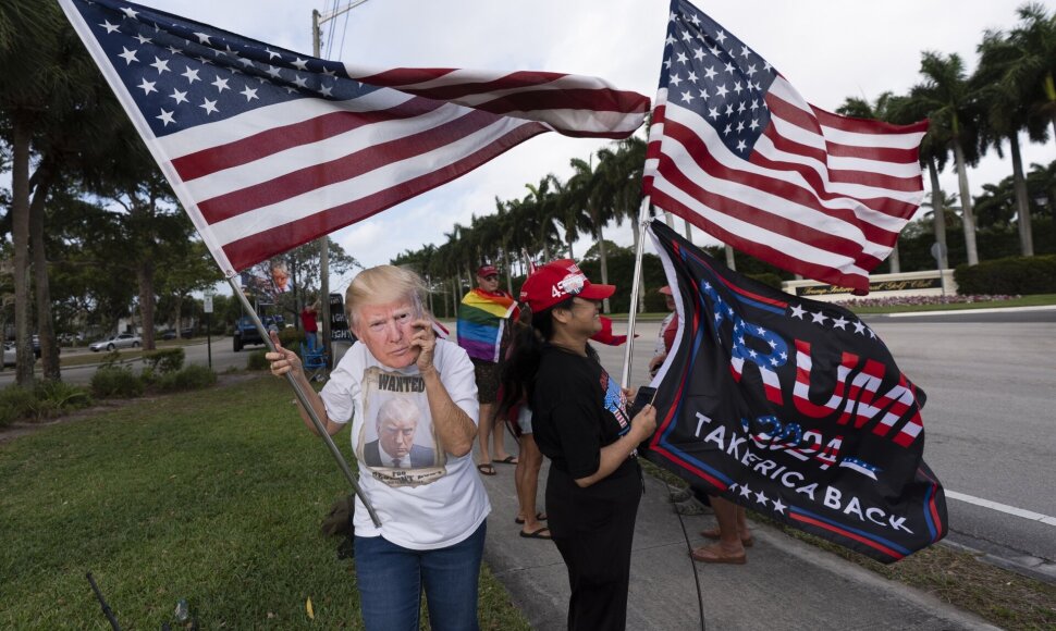 Donaldo Trumpo rėmėjai / Manuel Balce Ceneta / AP