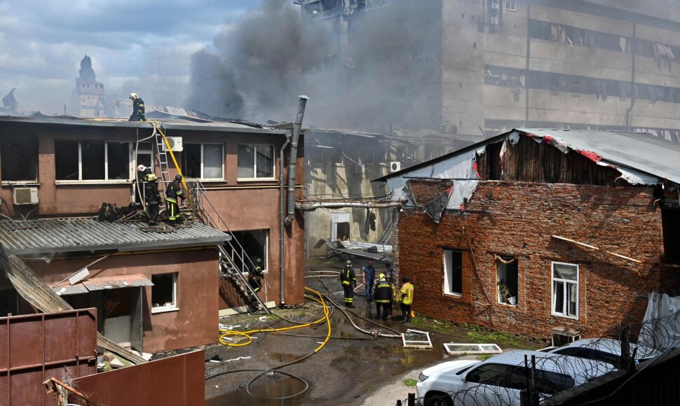 Karas Ukrainoje / SERGEY BOBOK / AFP