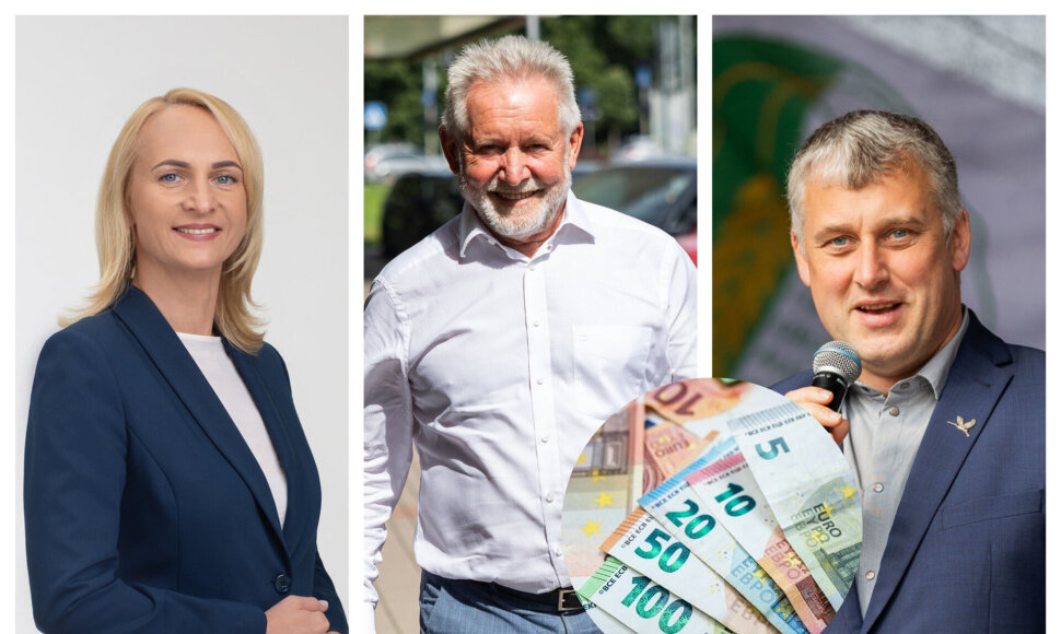 Edita Rudelienė (kairėje), Algirdas Sysas (viduryje) ir Valius Ąžuolas (de&scaron;inėje)