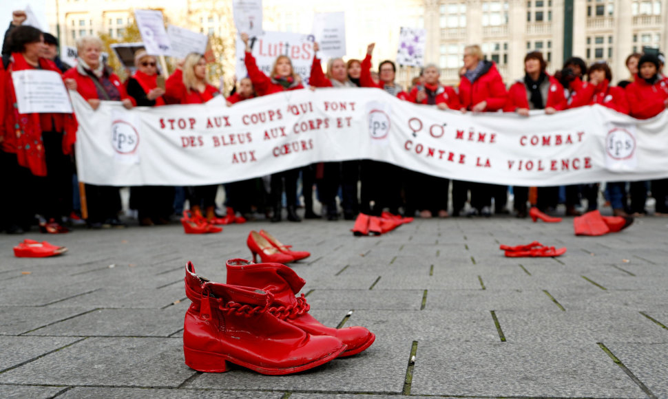 Tarptautinės kovos su smurtu prieš moteris diena Briuselyje