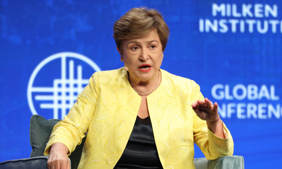 TVF vadovė Kristalina Georgieva  / PATRICK T. FALLON / AFP