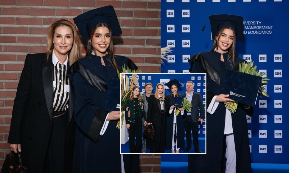 Mariai Randers įteiktas bakalauro diplomas