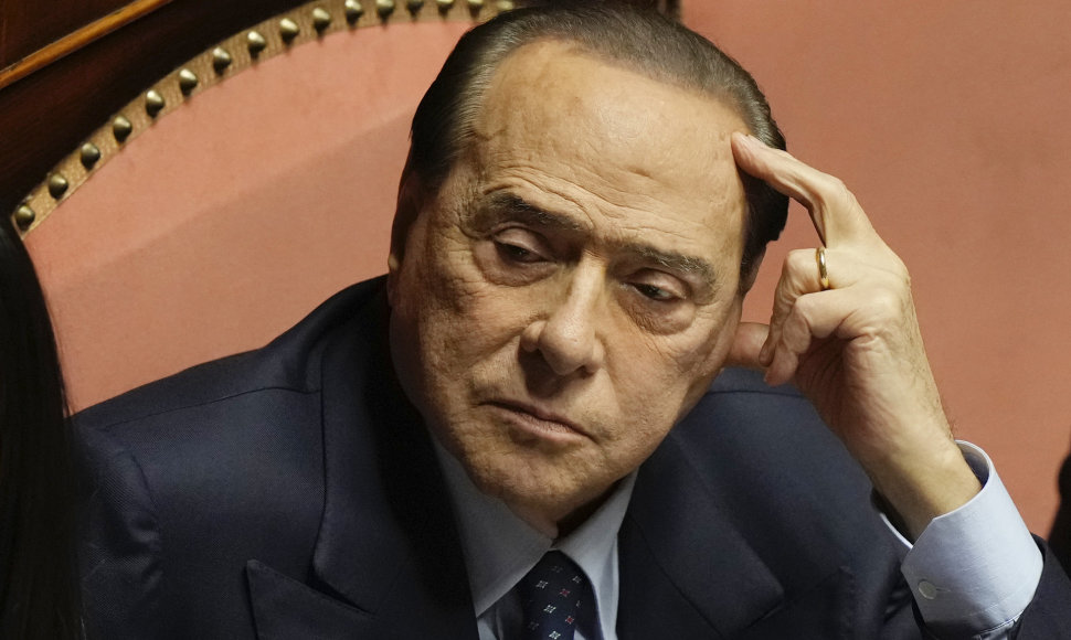 Buvęs Italijos ministras pirmininkas Silvio Berlusconi 