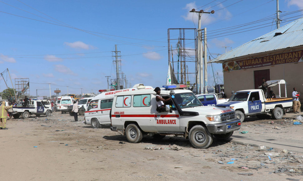 Somalio sostinėje sprogo užminuotas sunkvežimis