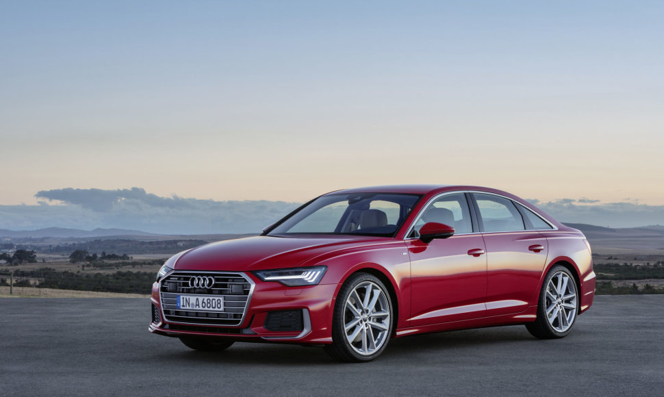 „Audi“ suskubo – naują A6 pristatė dar prieš Ženevos parodą