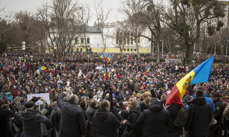 Prorusiškas protestas Kišiniove, Moldovoje