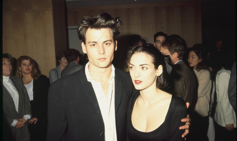 Johnny Deppas ir Winona Ryder (1990 m.)