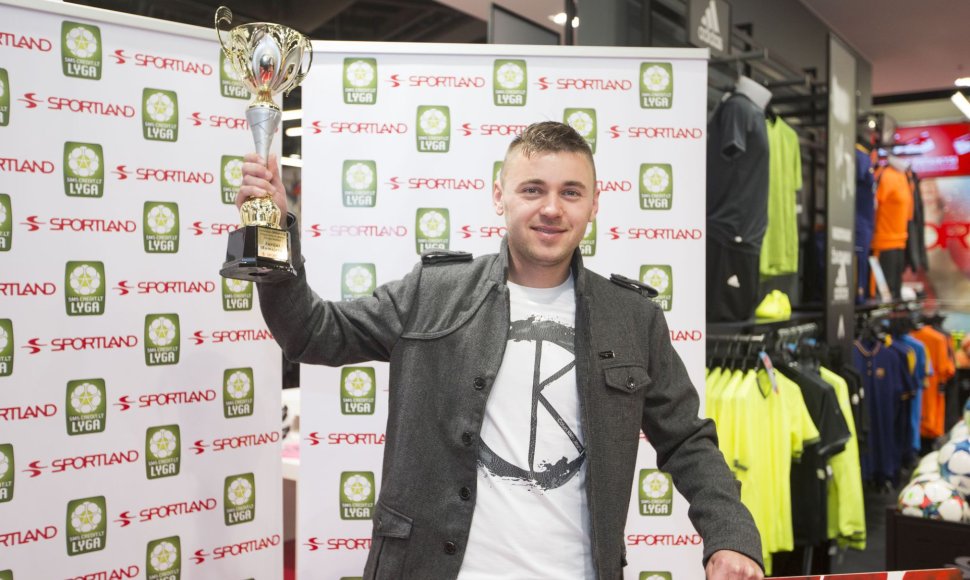 „Sportland“ apdovanojo geriausią „SMScredit.lt A lygos“ čempionato III rato žaidėją Jurijų Mamajevą