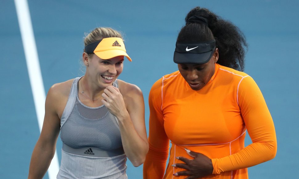 Caroline Wozniacki ir Serena Williams
