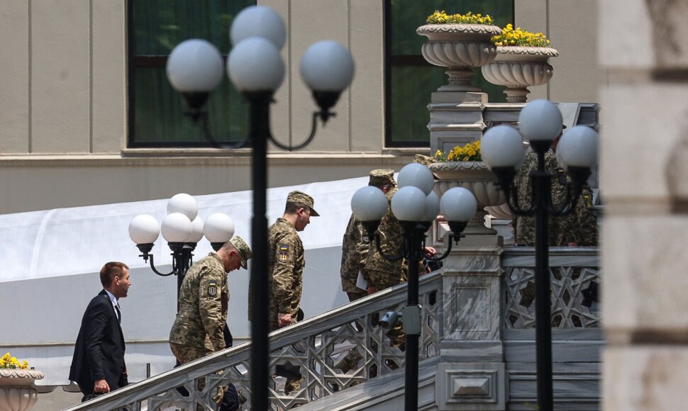 Ukrainos delegacija Turkijoje / ADEM ALTAN / AFP