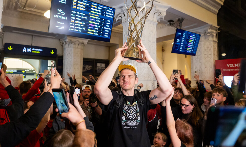 Vilniaus &bdquo;Ryto&ldquo; pasitikimas oro uoste