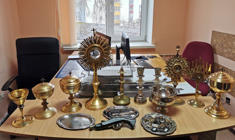 Rasti vogti daiktai
