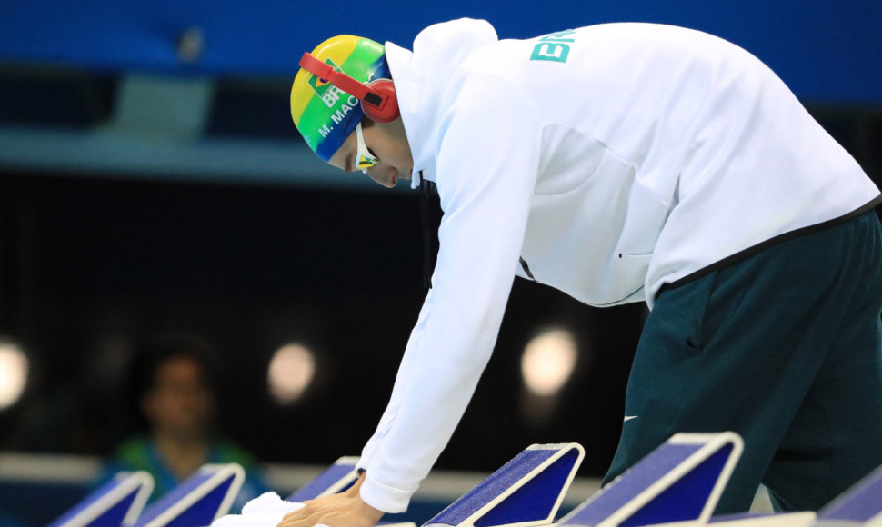 Marcosas Macedo 2016 metais varžėsi Rio de Žaneiro olimpinėse žaidynėse.