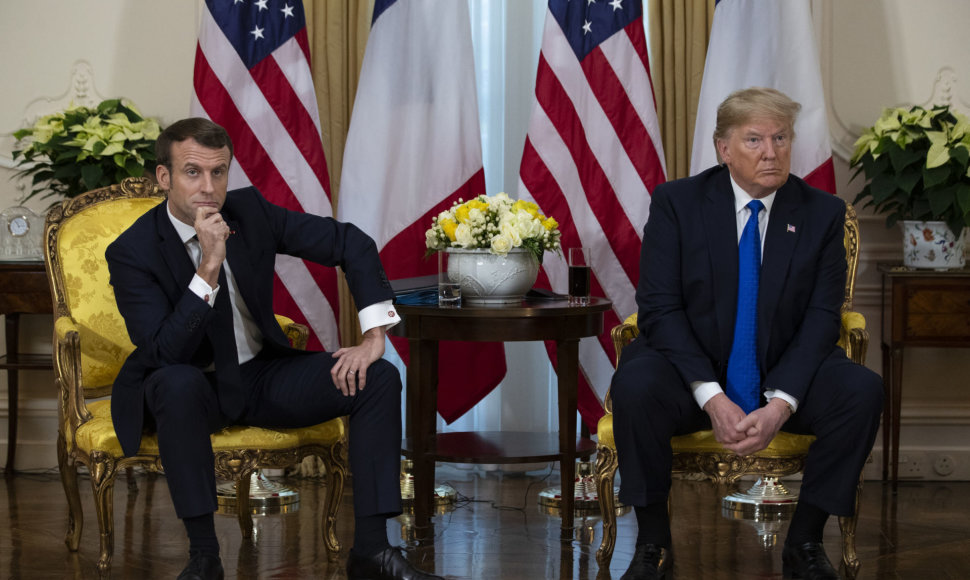 Emmanuelis Macronas, Donaldas Trumpas