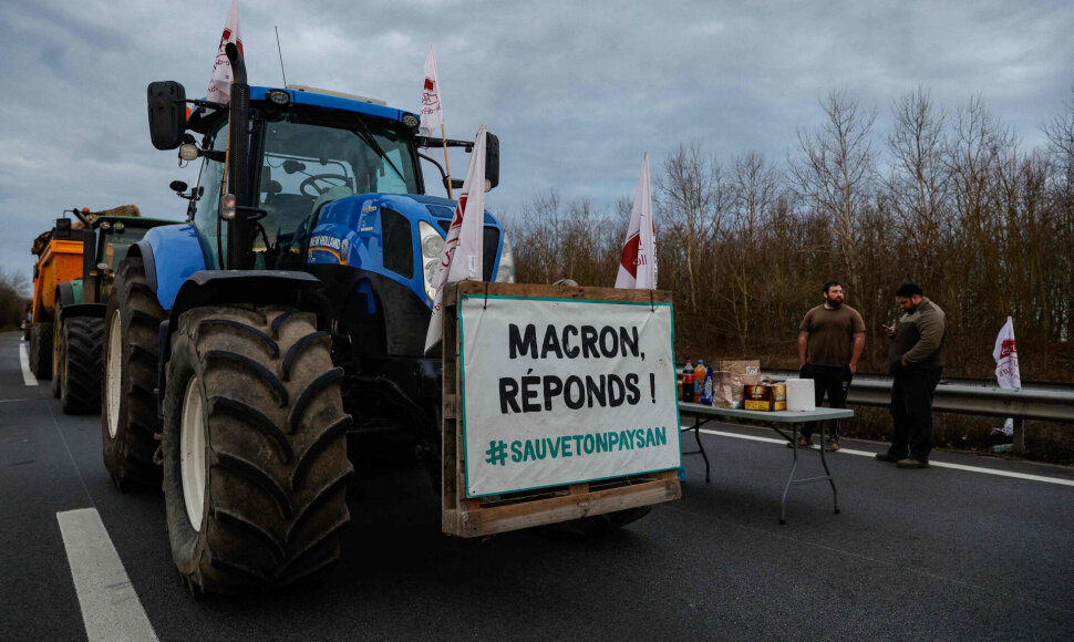 Ūkininkų protestas / GEOFFROY VAN DER HASSELT / AFP