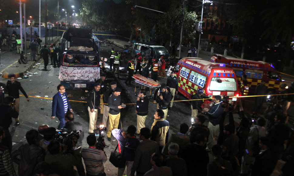 Lahore nugriaudėjo sprogimas