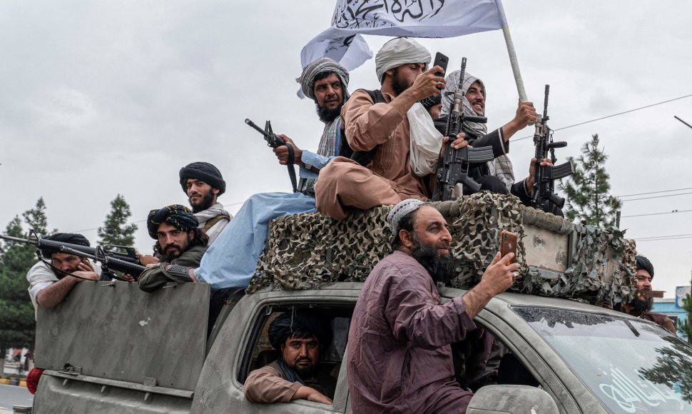 Talibano kovotojai Kabule