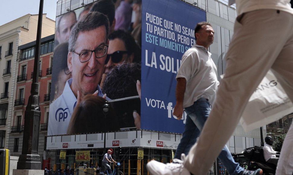 Rinkimų agitacija Ispanijoje
