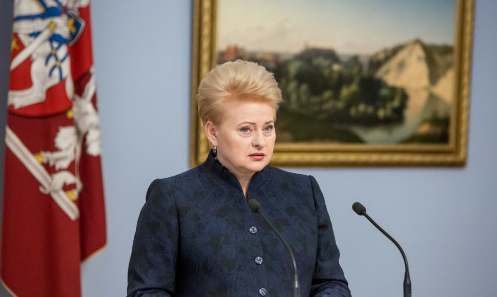 Saulius Skvernelis ir Dalia Grybauskaitė