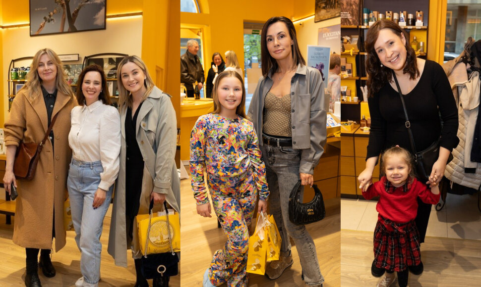 Au&scaron;ra &Scaron;tukytė, Eglė Betygolskienė, Justė Zinkevičiūtė, Veronika Montvydienė su dukra Adele, Marija Dūdaitė su dukterėčia
