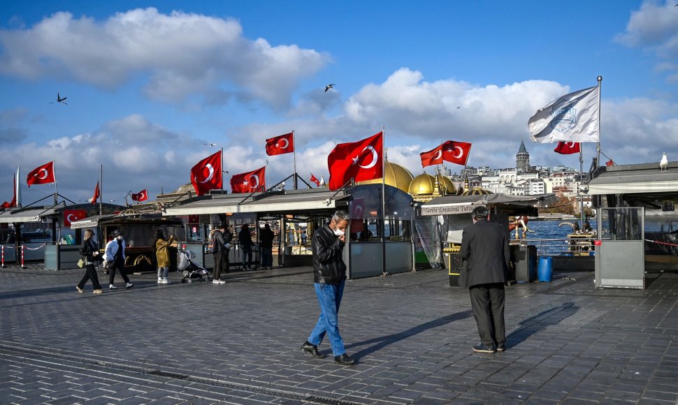Gyvenimas Stambule sugriežtinus karantiną