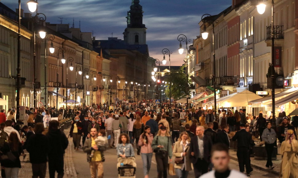 Varšuva per pandemiją