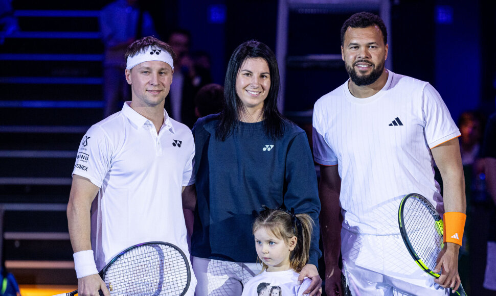 Ričardas Berankis, Lina Berankytė - Astrauskienė, Jo - Wilfredas Tsonga