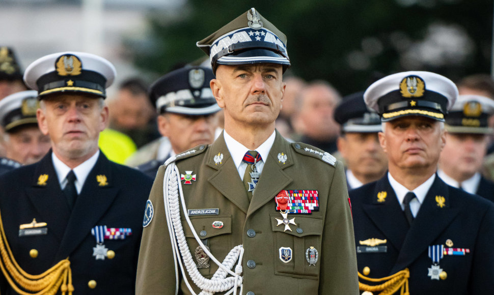 Lenkijos ginkluotųjų pajėgų generalinio štabo viršininkas generolas Rajmundas Andrzejczakas