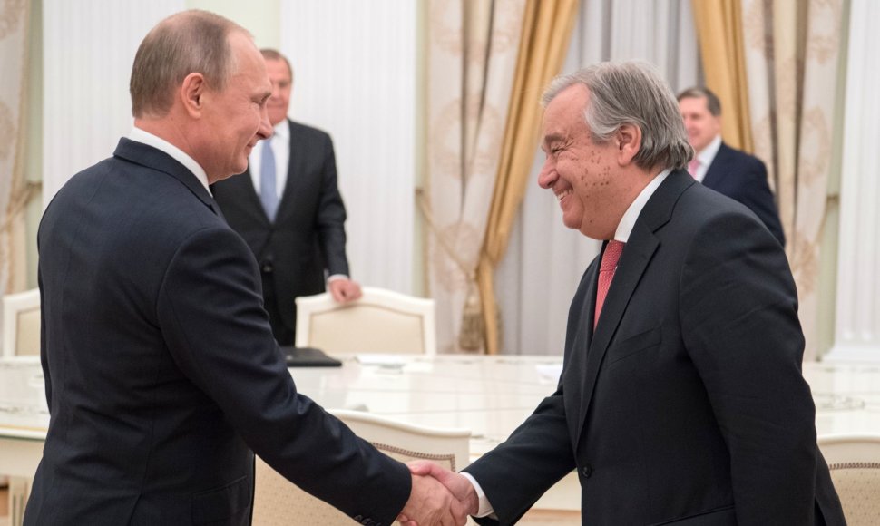 V.Putinas ir A.Guterresas