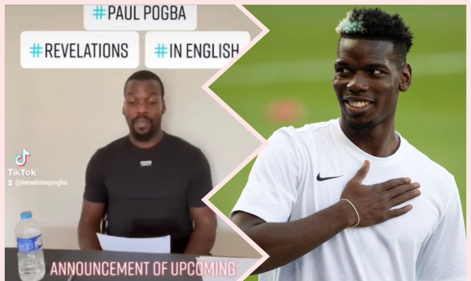 Mathias Pogba (kairėje) šantažavo savo brolį Paulį Pogba (dešinėje)