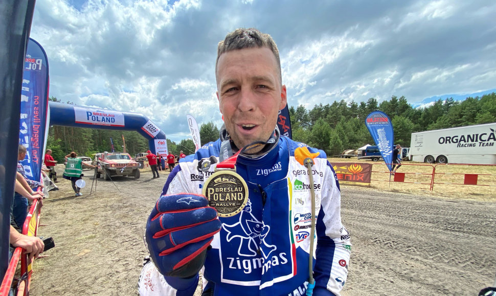 Arūnas Gelažninkas „Rallye Breslau“ Lenkijoje užėmė pirmąją vietą