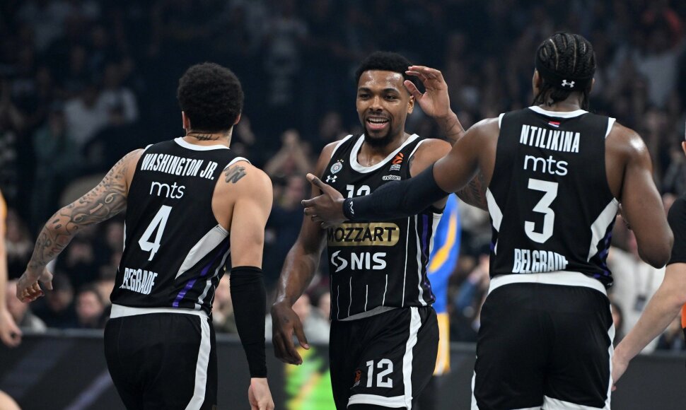 Belgrado &bdquo;Partizan&ldquo; krep&scaron;ininkai