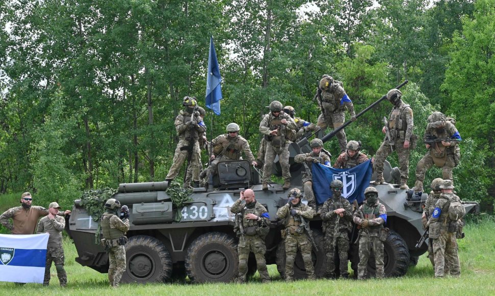 Rusijos savanorių korpuso ir „Rusijos laisvės“ legiono kovotojai