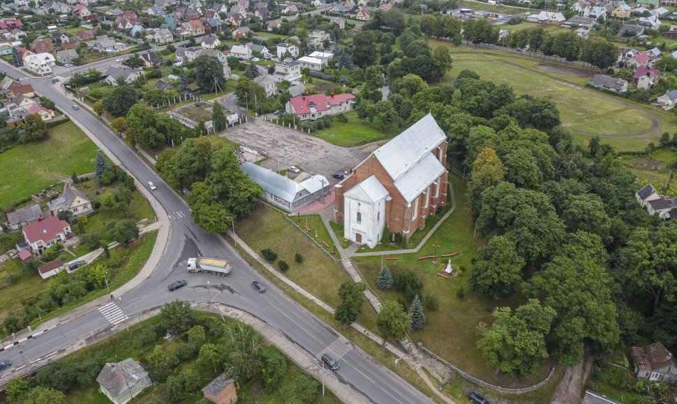 Kėdainių miestas iš aukštai