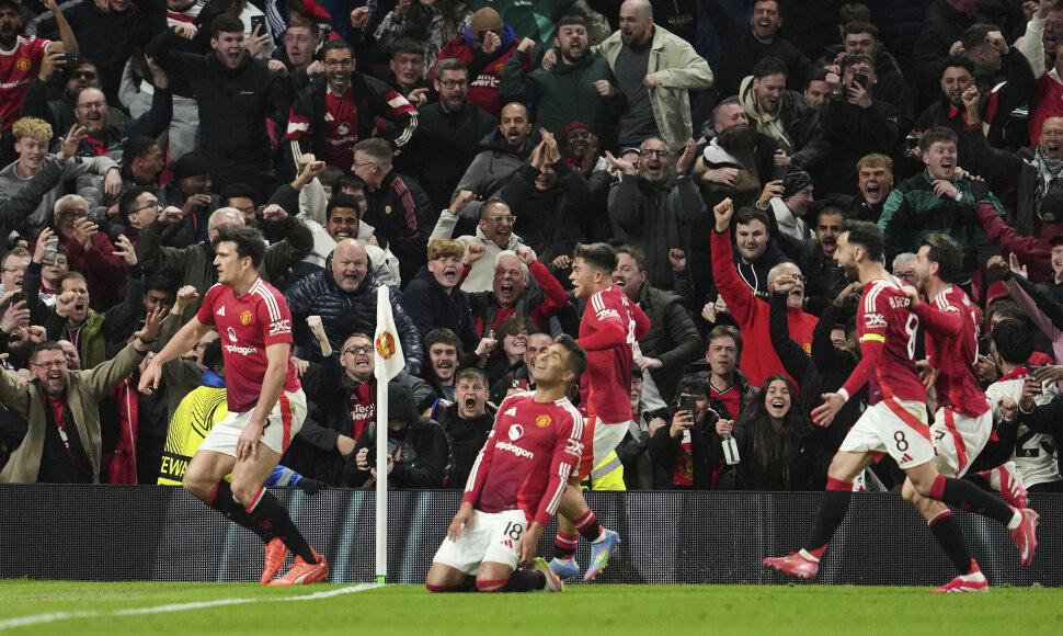 &bdquo;Manchester United&ldquo; futbolininkų triumfas