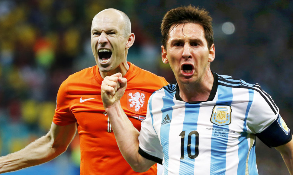 Arjenas Robbenas ir Lionelis Messi