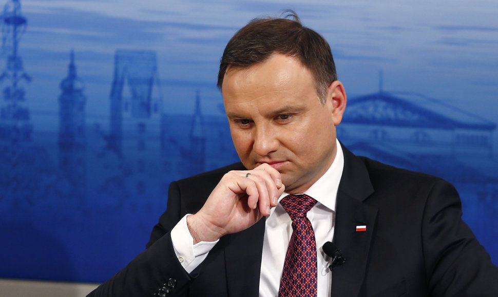 Lenkijos prezidentas Andrzejus Duda 