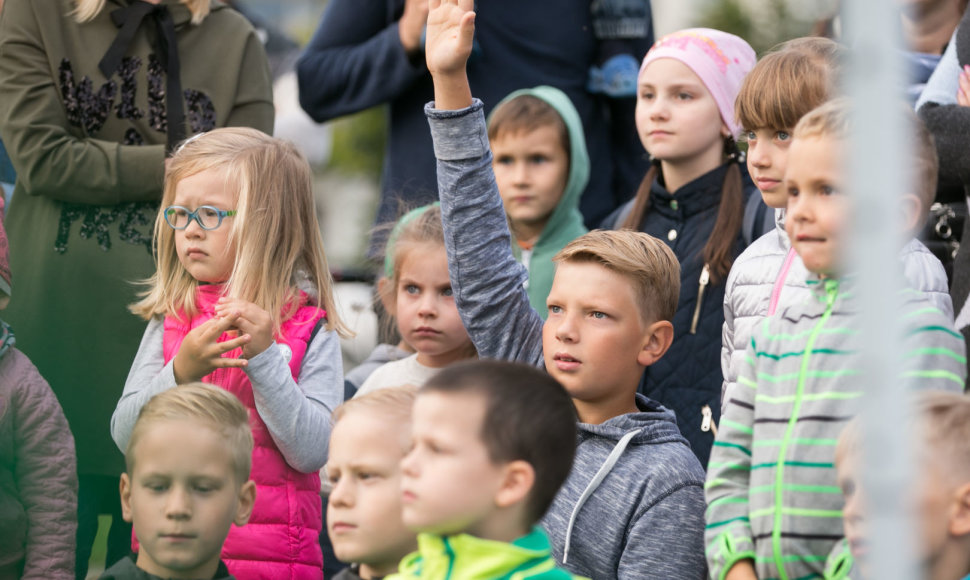 Saugaus eismo pamoka vaikams Ozo parke