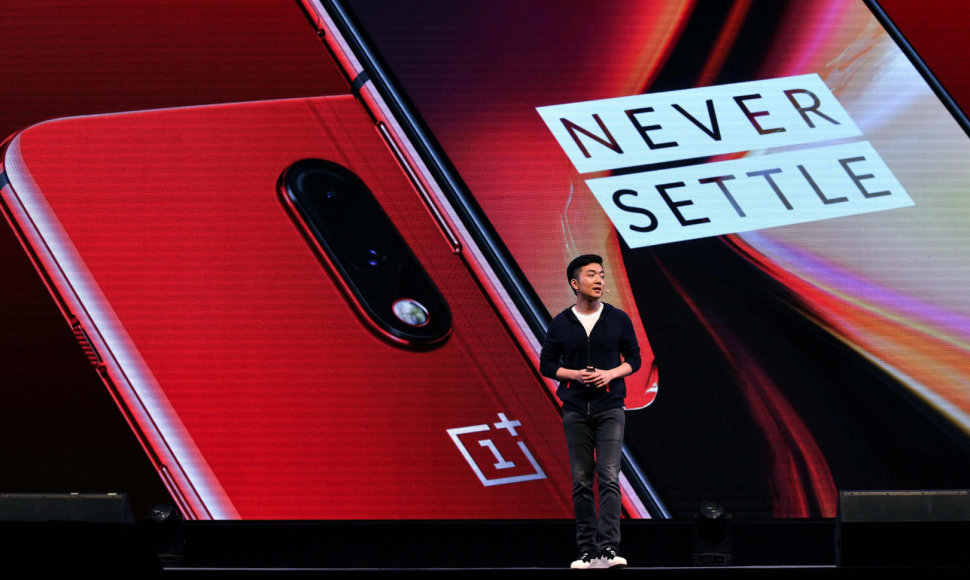 „OnePlus 7“ serijos telefonų pristatymas